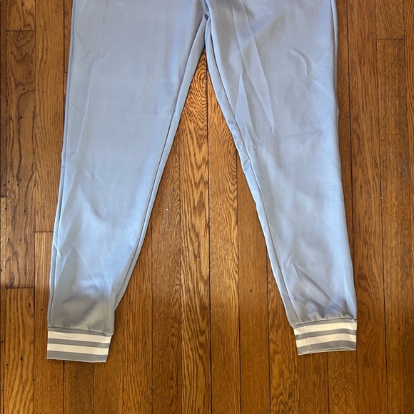 Pittsburgh Steelers Jogging Outfit Gray and White Sports Jacket and Pants Set - Picture 5 of 10